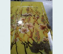 夹丝玻璃