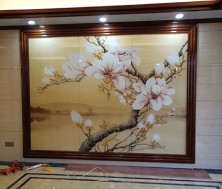 夹丝玻璃