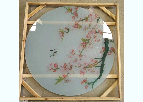 夹丝玻璃