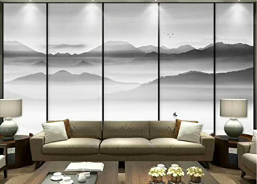 夹丝玻璃