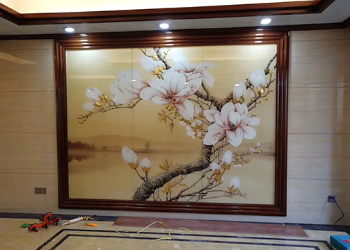 夹丝玻璃